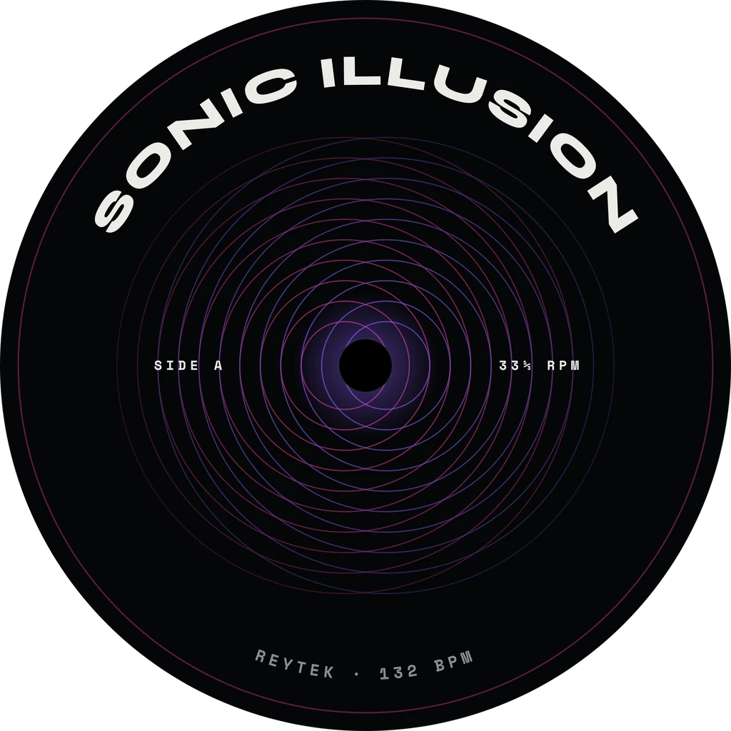 Record label art for Sonic Illusion